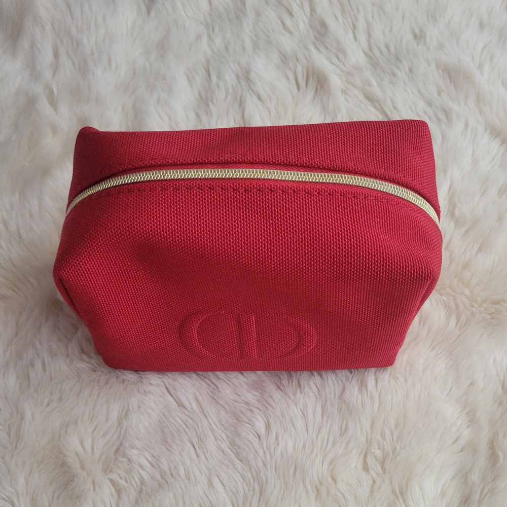 Dior Red Cosmetic Bag